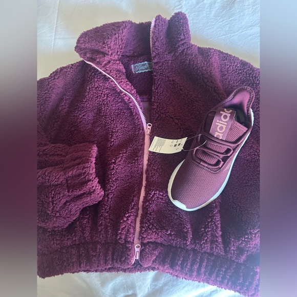 Kimchi Blue Deep Purple Teddy Jacket - Picture 10 of 14